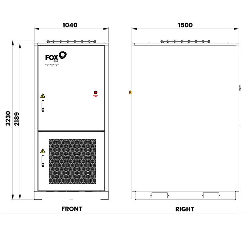 Система накопичення енергії Fox ESS TM241kWh-125kW-H (T-MAX Plus) 00054 фото